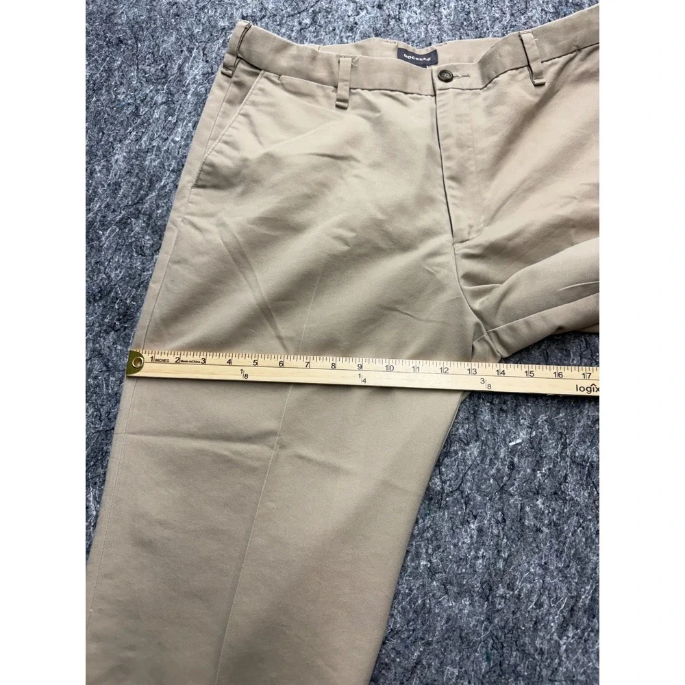 Dockers D3 Classic Fit Khaki Pants Mens 36x29 Tan Flat Front Chino Trousers